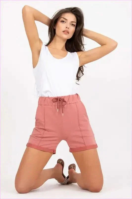 High Waisted Cotton Shorts Unique Style Fashion