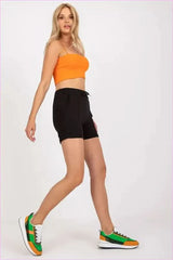 High Waisted Cotton Shorts Unique Style Fashion