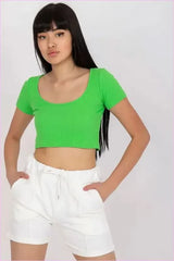 High Waisted Cotton Shorts Unique Style Fashion