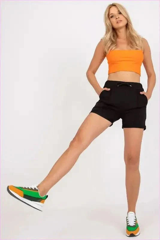 High Waisted Cotton Shorts Unique Style Fashion