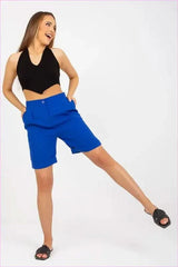 High Waisted Fashion Shorts Unique Style