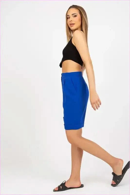 High Waisted Fashion Shorts Unique Style