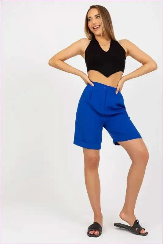 High Waisted Fashion Shorts Unique Style