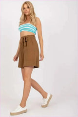 High Waisted Fashion Shorts Unique Style for Women