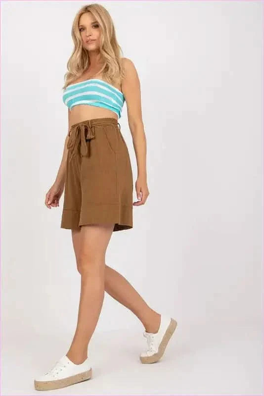 High Waisted Fashion Shorts Unique Style for Women