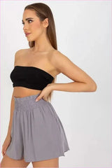 High Waisted Loose Fit Womens Fashion Shorts