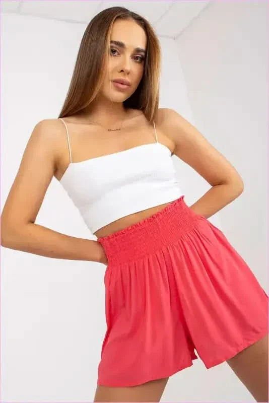 High Waisted Loose Fit Womens Fashion Shorts