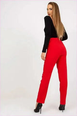 High Waisted Straight Leg Pants Fashion Style