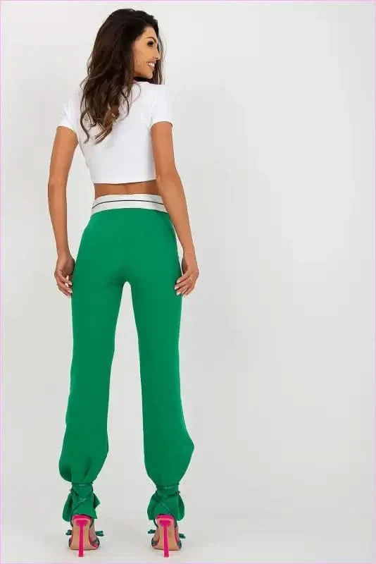 High Waisted Straight Leg Pants Unique Style Fashion