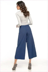 High Waisted Wide Leg Trousers Fashion Style