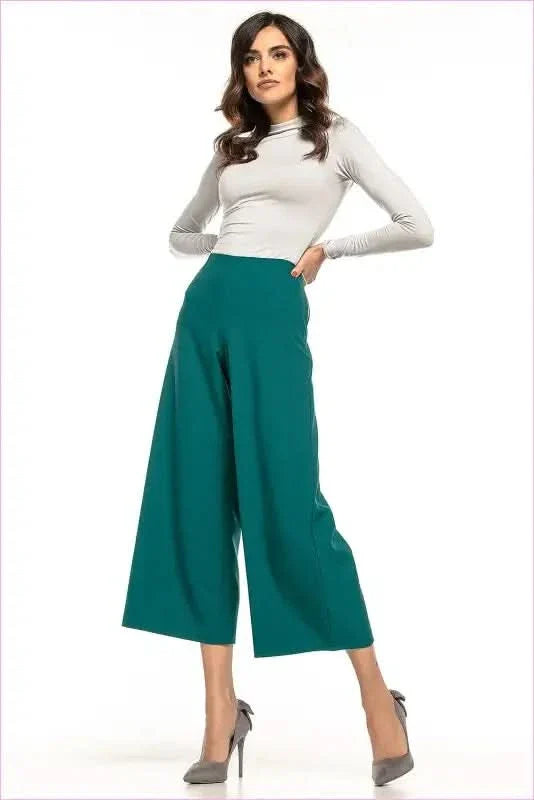 High Waisted Wide Leg Trousers Fashion Style