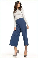 High Waisted Wide Leg Trousers Fashion Style