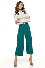 High Waisted Wide Leg Trousers Fashion Style