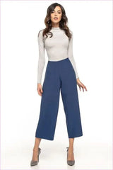 High Waisted Wide Leg Trousers Fashion Style