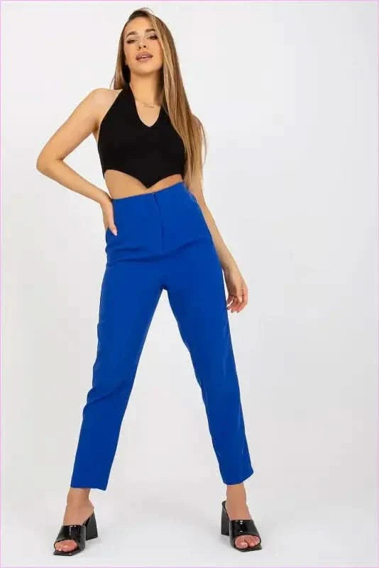 High Waisted Zipper Pants Fashion Style