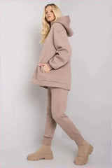 Hoodie and Sweatpants Set Fashion Style