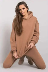 Hoodie and Sweatpants Set Fashion Style