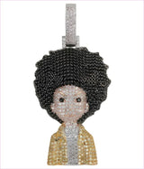 Iced Out Gangster Rapper Style Necklace with AAA Zircon and 18k Gold Finish