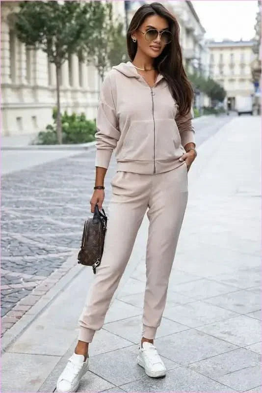 Kanya Velour Tracksuit Unique Style Fashion