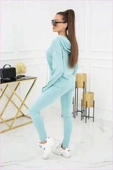 Kim Peral Buttons Unique Fashion Legging Set