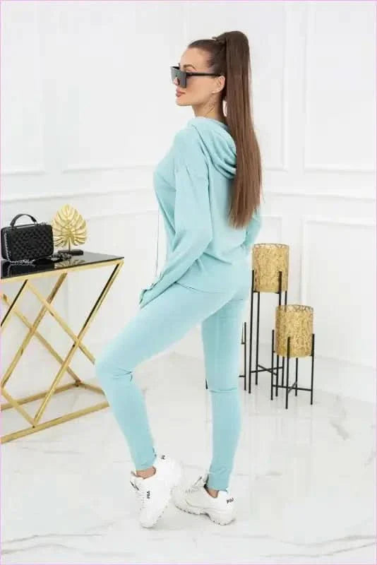 Kim Peral Buttons Unique Fashion Legging Set