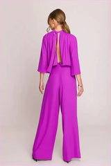 Kimono Sleeve Jumpsuit Unique Style