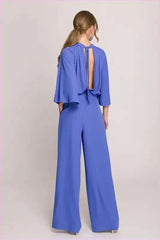 Kimono Sleeve Jumpsuit Unique Style