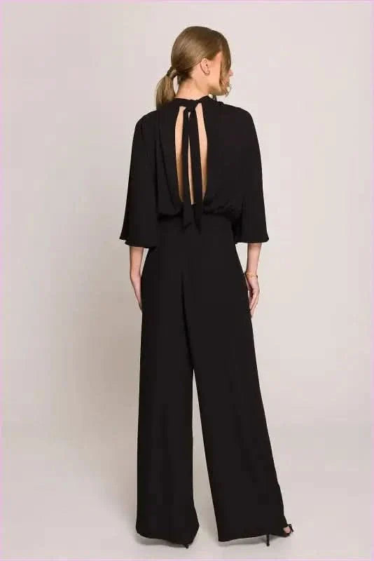 Kimono Sleeve Jumpsuit Unique Style