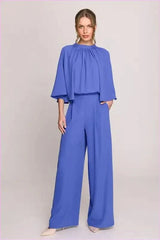 Kimono Sleeve Jumpsuit Unique Style