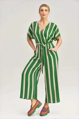 Kimono Sleeve Jumpsuit Unique Style Fashion