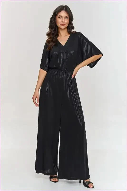 Kimono Sleeve Jumpsuit Unique Style Fashion