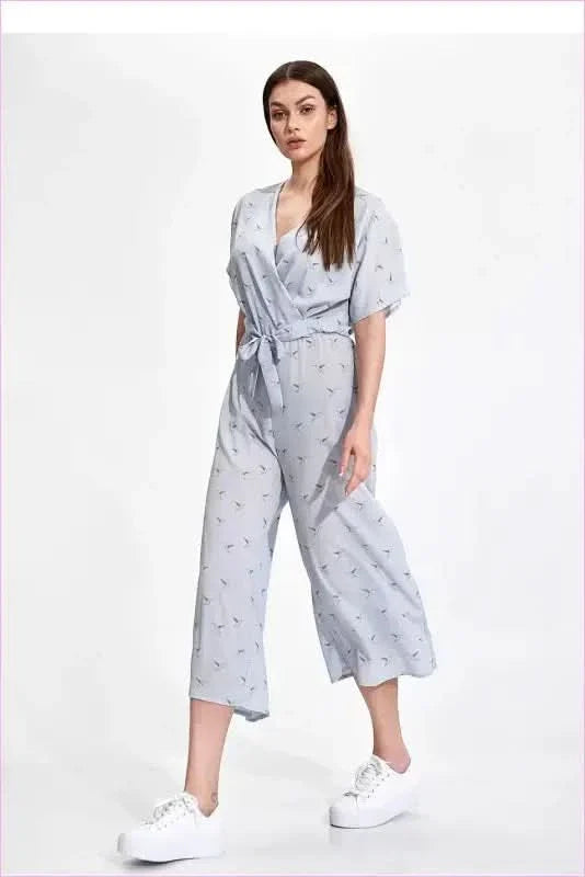 Kimono Sleeve Overalls Unique Fashion Style