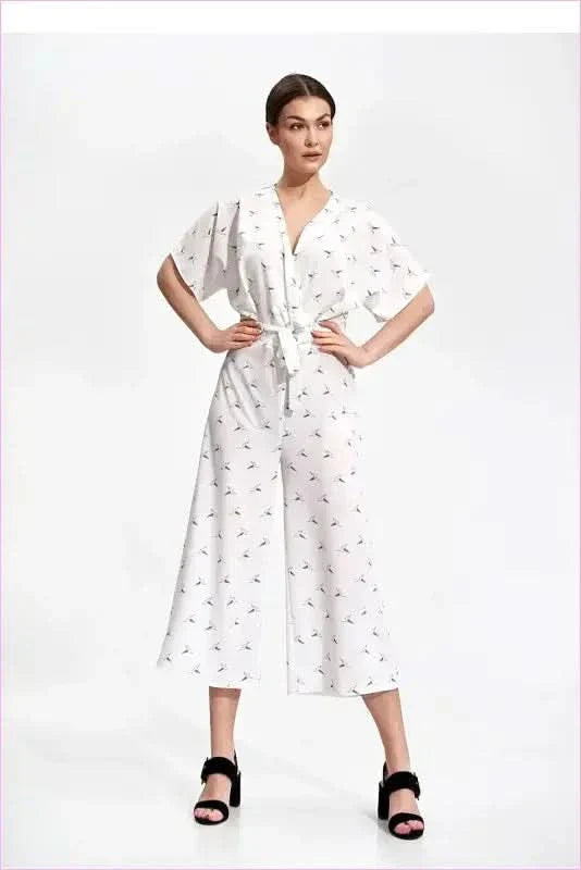 Kimono Sleeve Overalls Unique Fashion Style