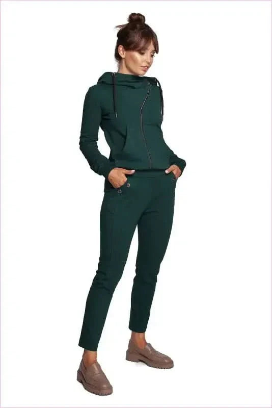 Knit Fashion Pants Unique Style Grommets