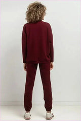Knitted Jogger Sweatpants Unique Style Loose Fit Fashion Joggers