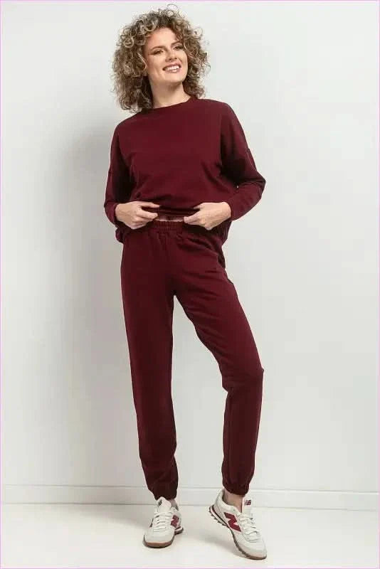 Knitted Jogger Sweatpants Unique Style Loose Fit Fashion Joggers