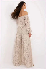 Lace Palazzo Pants Everyday Wear Fashion Style