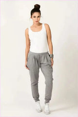 Light Grey Fashion Sweatpants Unique Style