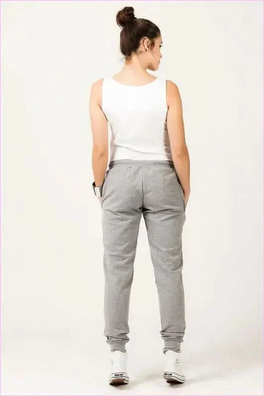 Light Grey Fashion Sweatpants Unique Style