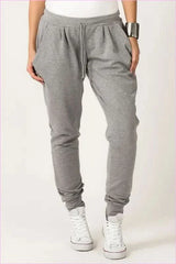 Light Grey Fashion Sweatpants Unique Style