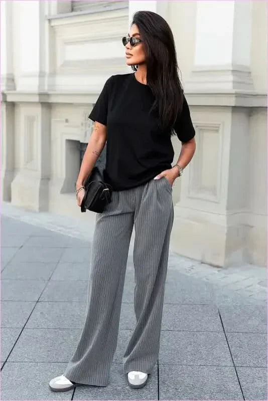 Lilou Pants Classic Feminine Style Fashion