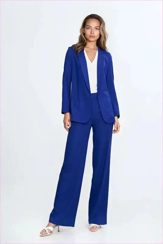 Linen Blend Silhouette Trousers Fashion Style