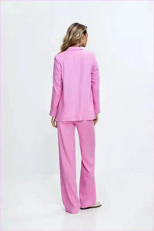 Linen Blend Silhouette Trousers Fashion Style