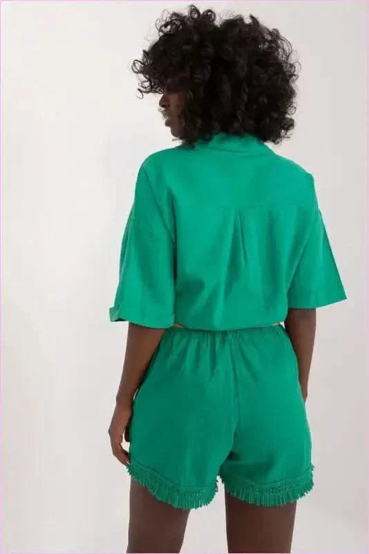 Linen Cotton Summer Shorts Everyday Fashion Style