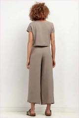 Linen T406 Summer Fashion Style Pants