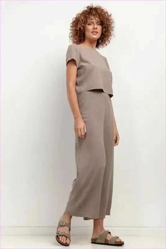 Linen T406 Summer Fashion Style Pants