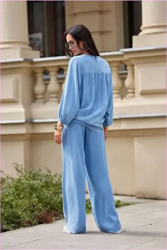 Long Leg Trousers Women's Fashion Style