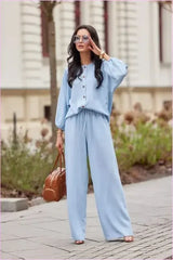 Long Leg Trousers Women's Fashion Style