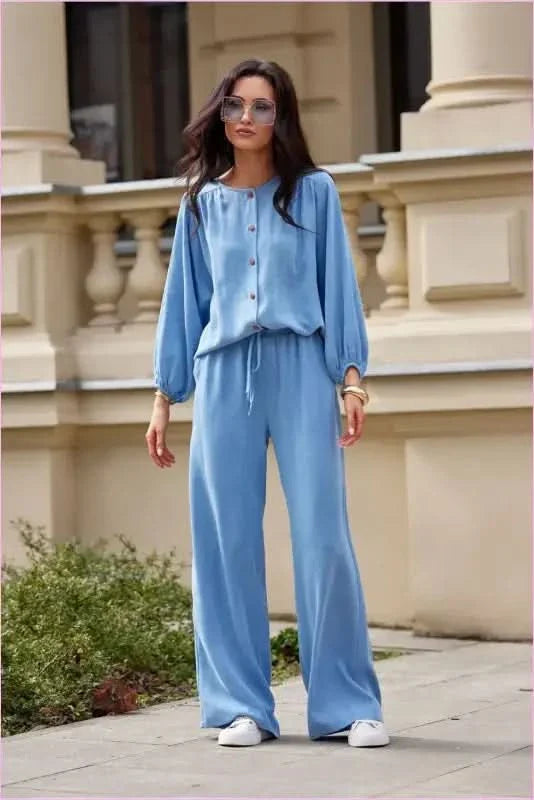 Long Leg Trousers Women's Fashion Style