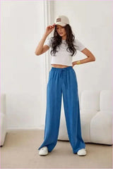 Long Leg Trousers Women's Fashion Style